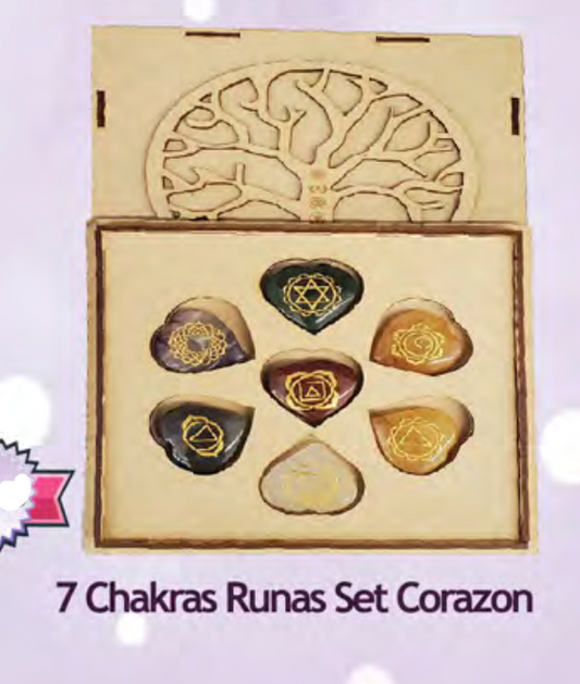 7 Chakras Set de Runas / 7 Chakras Runes Set